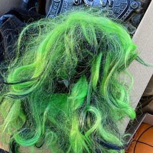 Vibrant Green Women's Wig